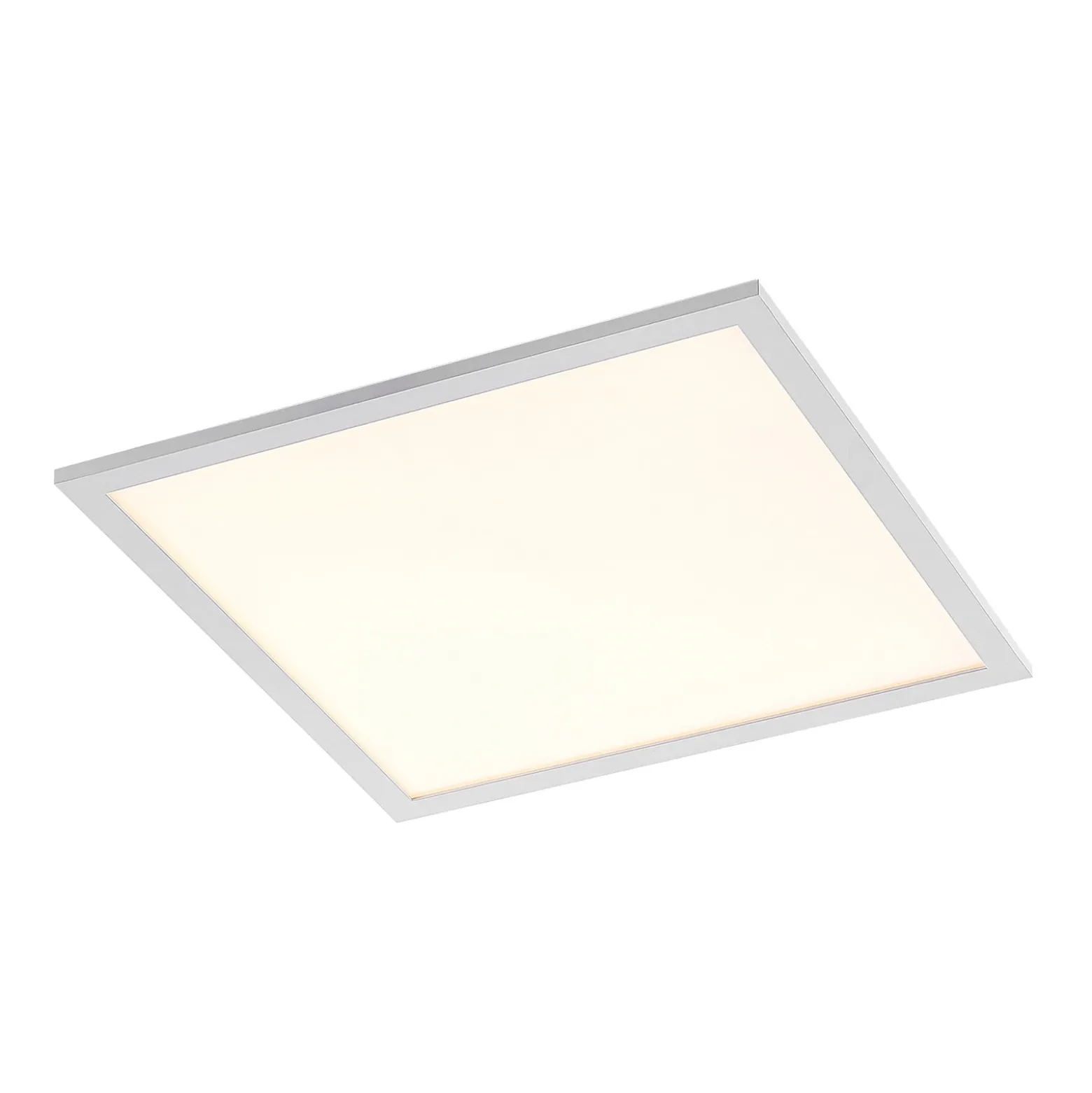 Lindby panel LED Quais, 40 x 40 cm, blanco, aluminio, 4.000K