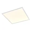 Lindby panel LED Quais, 60 x 60 cm, blanco, aluminio, 4.000K