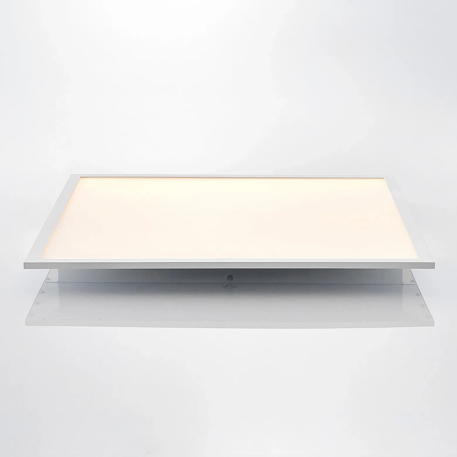 Lindby panel LED Quais, 60 x 60 cm, blanco, aluminio, 4.000K