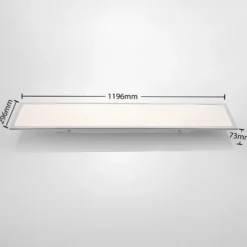 Lindby Panel LED Stenley, CCT, 120 cm x 30 cm, atenuable