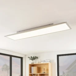 Lindby Panel LED Stenley, CCT, 120 cm x 30 cm, atenuable