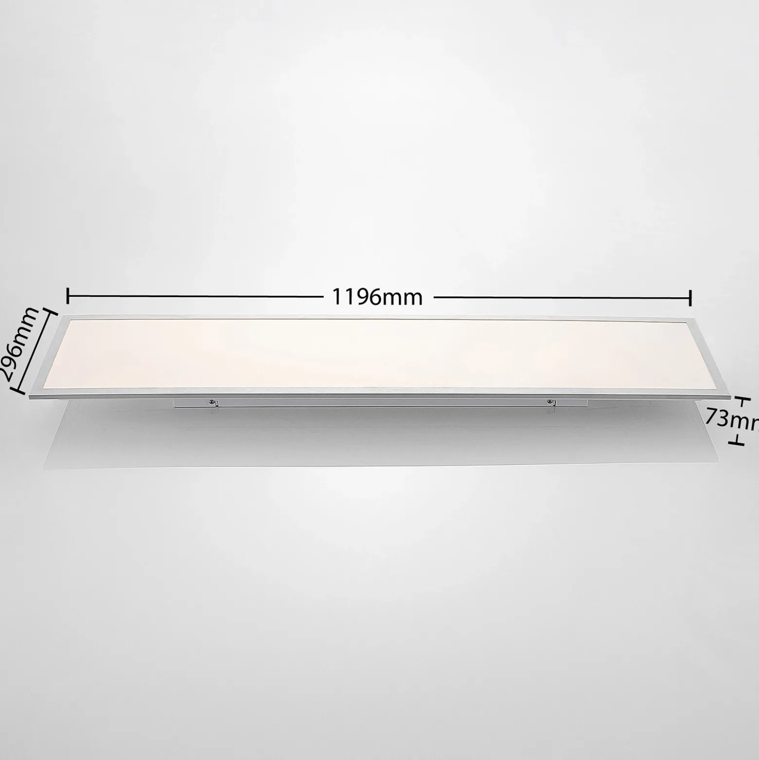 Lindby Panel LED Stenley, CCT, 120 cm x 30 cm, atenuable