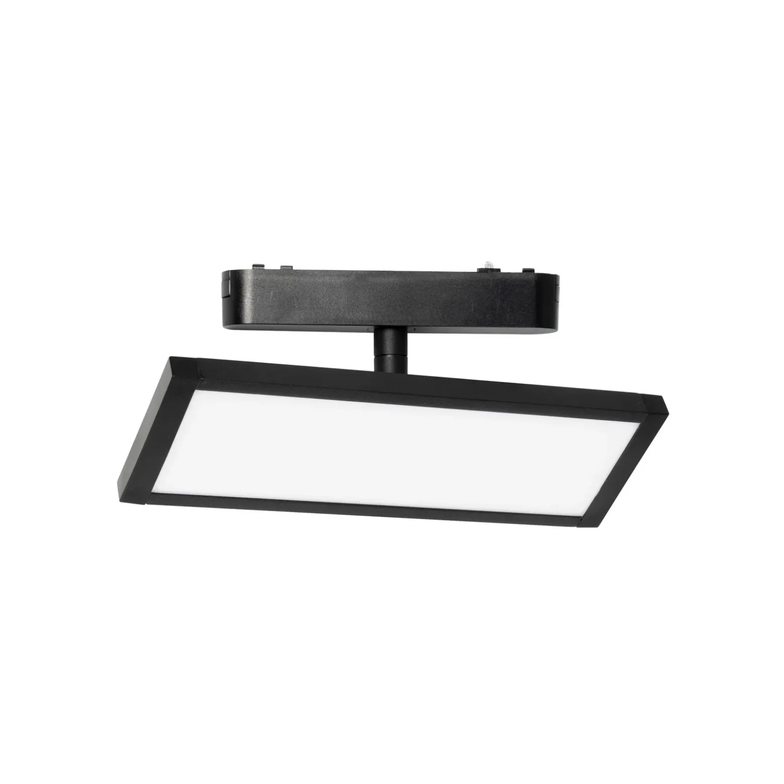 Lindby panel LED 48V Lumaro, negro, aluminio, longitud 20cm, atenuable
