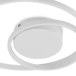 Lindby Plafón LED Emisua, blanco, CCT, atenuable