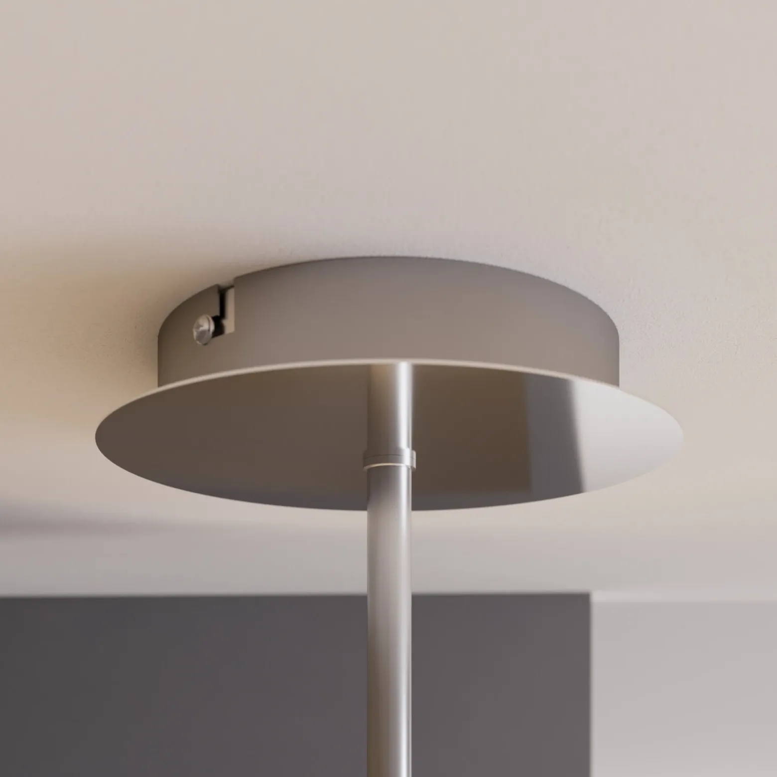 Lindby Plafón LED Gunda, blanco, cristal, Ø 48 cm, atenuable
