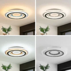 Lindby Plafón LED Jazmina, 50 cm, CCT, control remoto