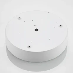 Lindby Plafón LED Simera, Ø 30cm, blanco, metal