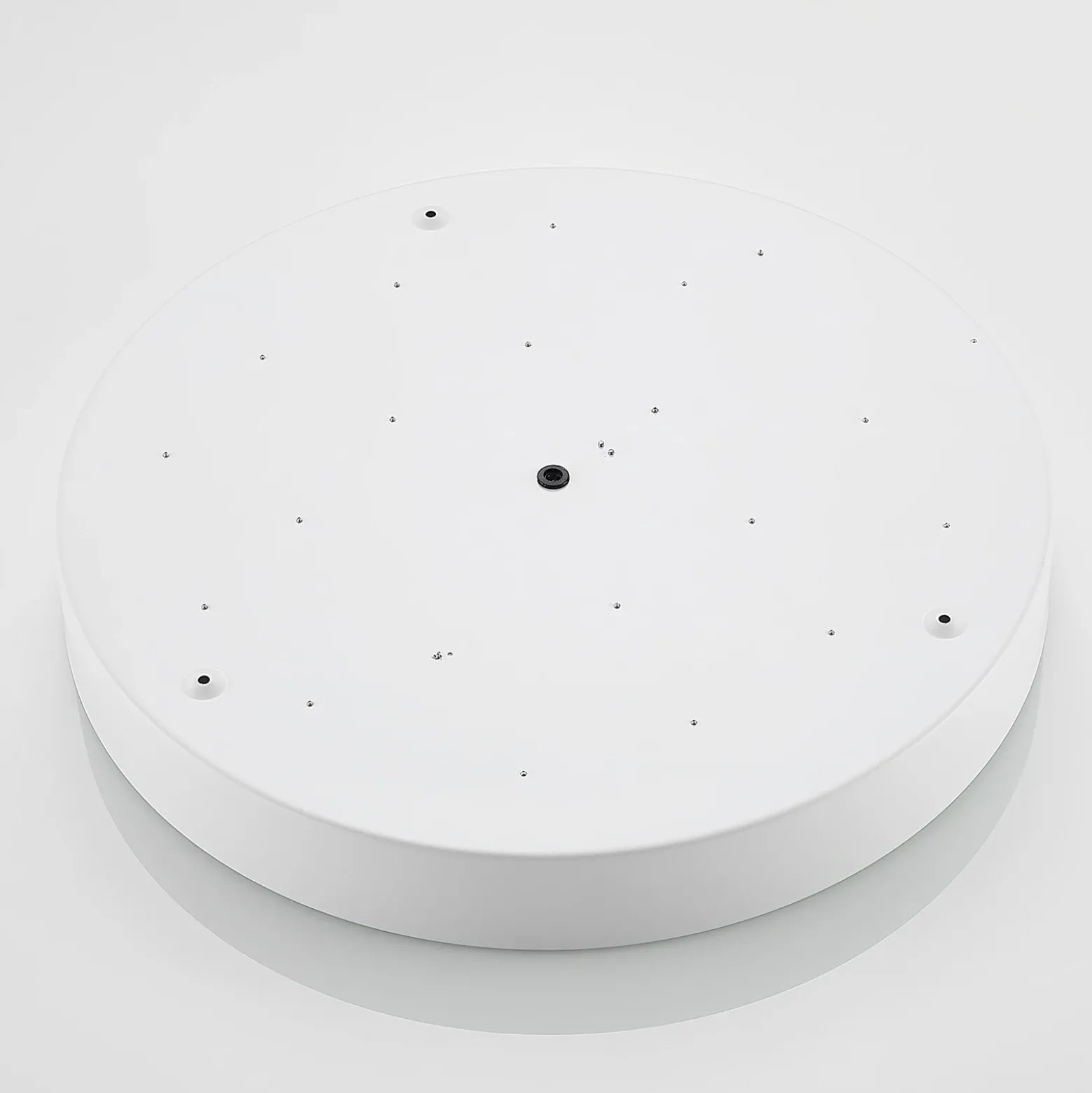 Lindby Plafón LED Simera, Ø 50cm, blanco, metal