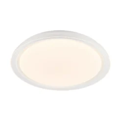 Lindby Plafón LED Sleya Ø 50 cm, blanco, CCT, atenuable