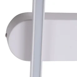 Lindby Plafón LED Yulla, blanco, detector de movimiento