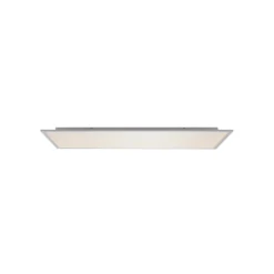 Lindby Plafón LED Zento, 120 cm, plata, 4.000 K