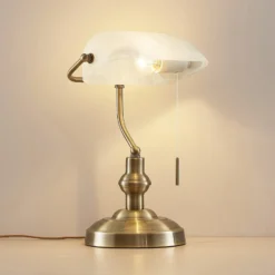 Lindby Profina lámpara de mesa, bronce