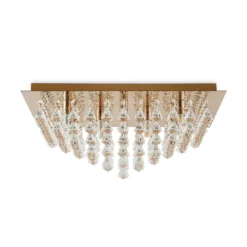 Lindby Rimedia lámpara de techo, oro, 55 cm