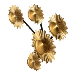 Lindby Senmia aplique en oro, 5 luces