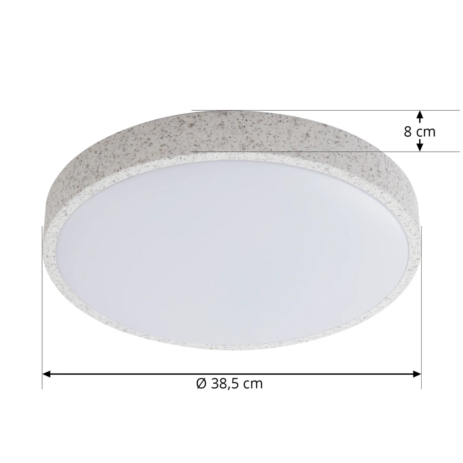 Lindby Smart lámpara LED de techo Elmor Ø39cm gris RGB CCT Tuya