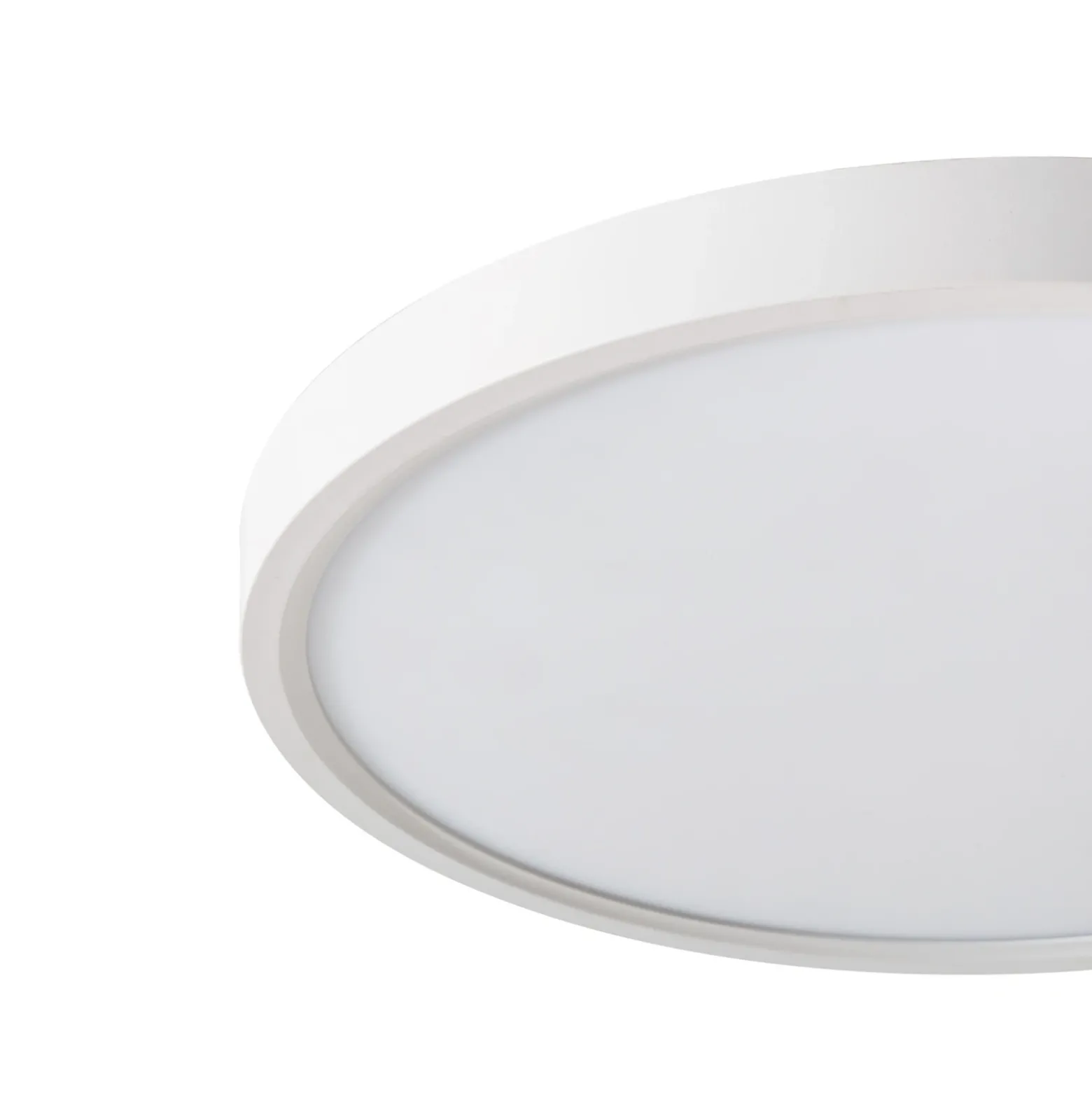 Lindby Smart plafón LED Deika, Ø 40 cm, blanco, Tuya