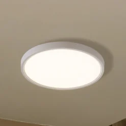 Lindby Smart plafón LED Deika, Ø 30 cm, blanco, Tuya