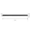 Lindby tira LED 48 V Lumaro,negro,20W,plástico,atenuable