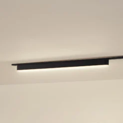 Lindby tira LED 48 V Lumaro,negro,20W,plástico,atenuable