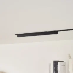 Lindby tira LED 48 V Lumaro,negro,20W,plástico,atenuable