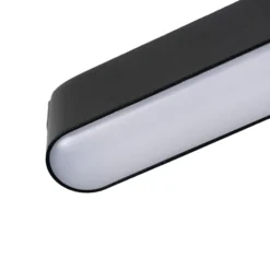 Lindby tira LED 48 V Lumaro, negro,5W,plástico,atenuable