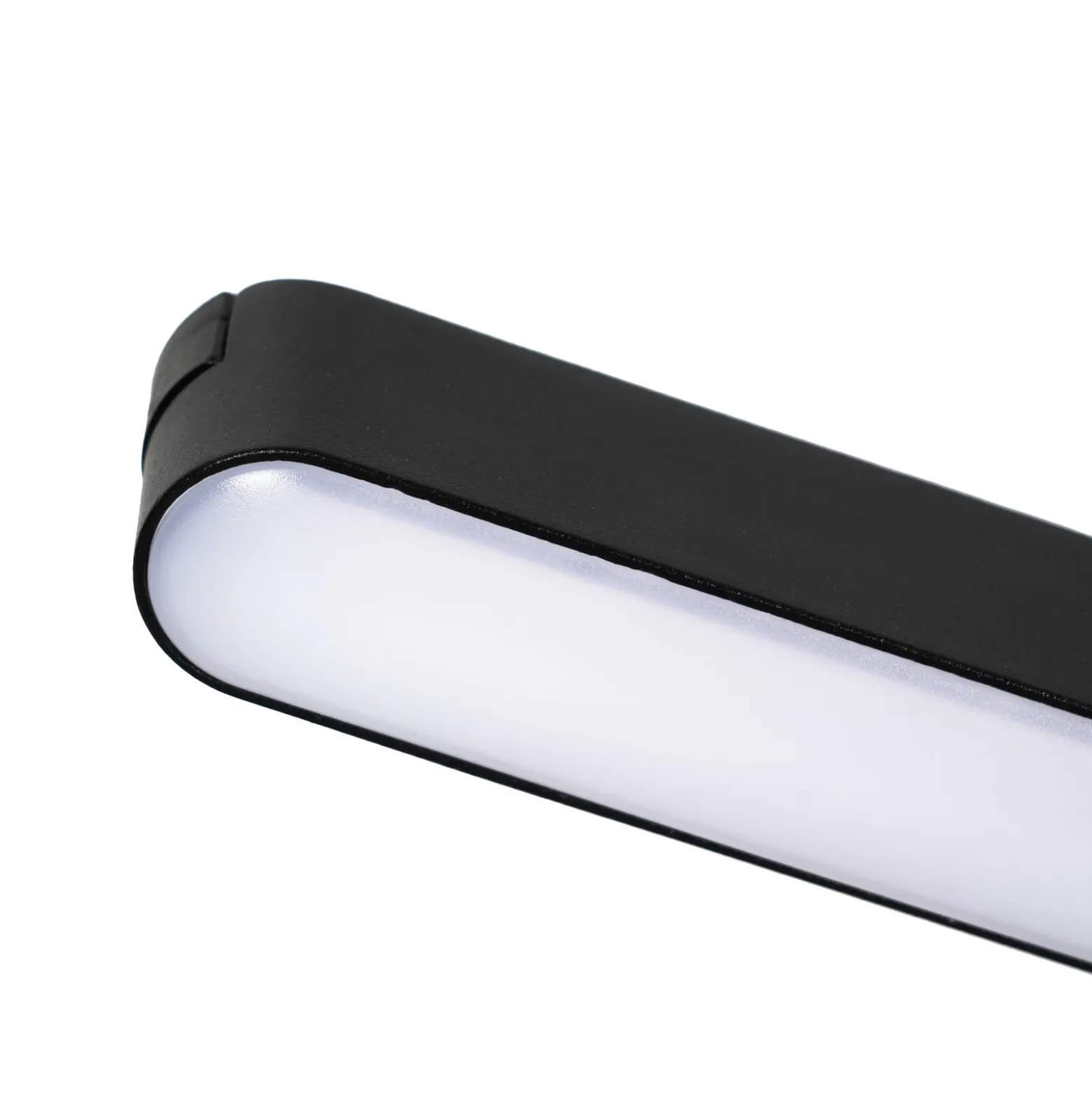 Lindby tira LED 48 V Lumaro,negro,10W,plástico,atenuable