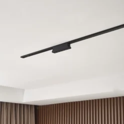 Lindby tira LED 48 V Lumaro,negro,6 puntos,2,5cm,atenuable