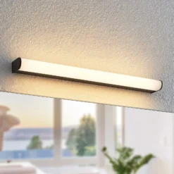 Lindby Ulisan aplique LED de baño, redondo 58,8 cm