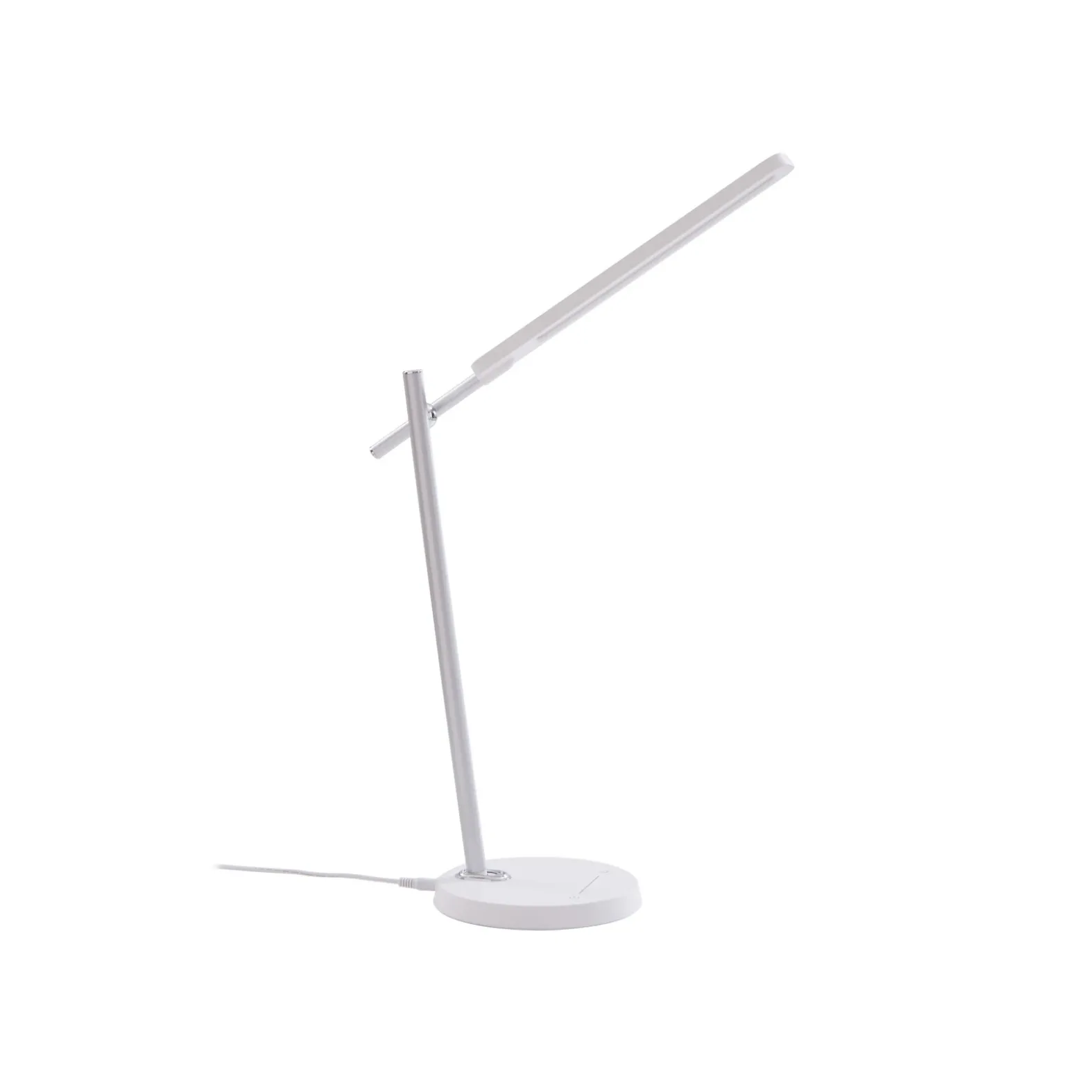 Lindby Valtorin Lámpara de mesa LED, blanca