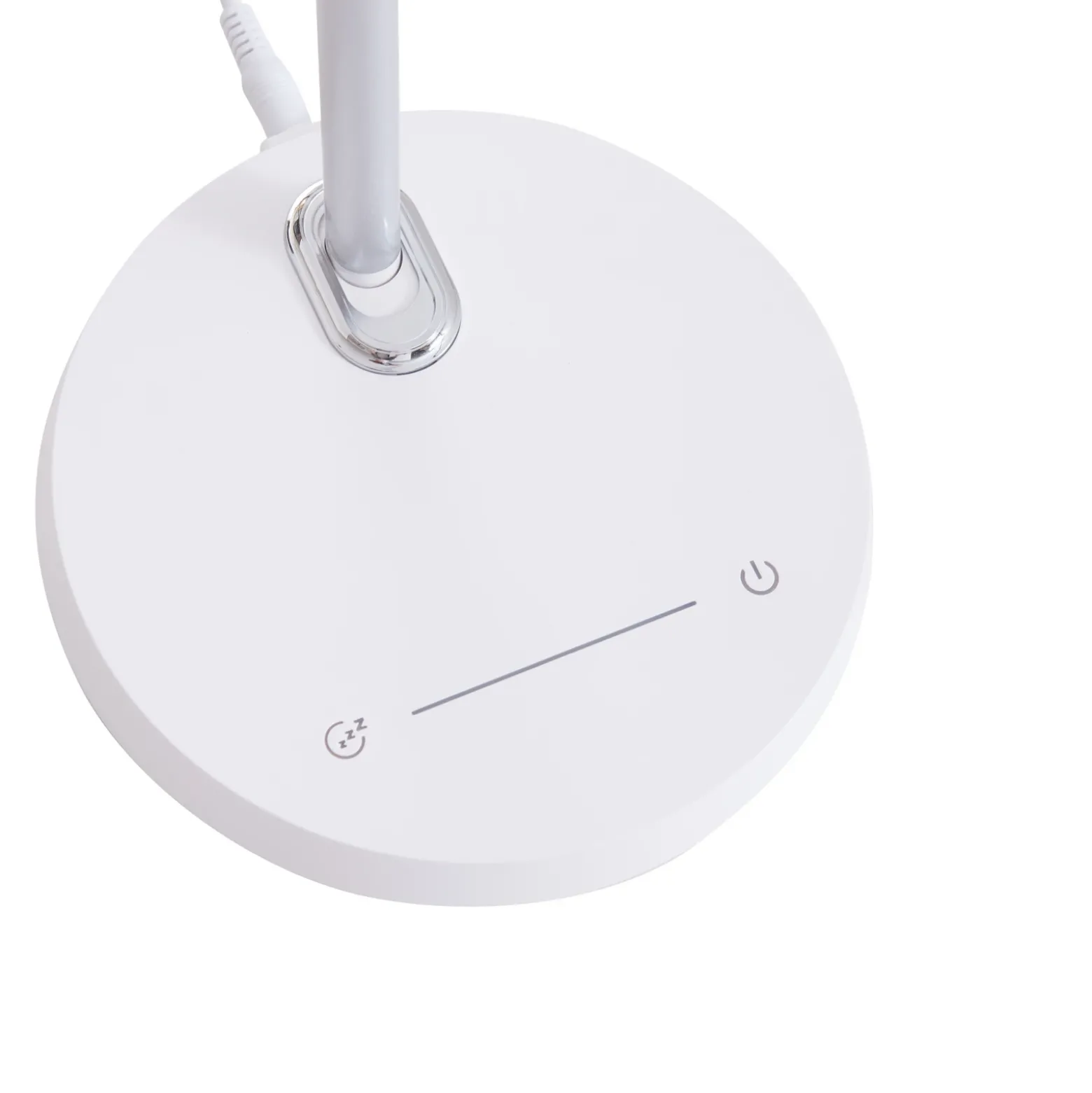 Lindby Valtorin Lámpara de mesa LED, blanca