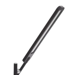 Lindby Valtorin Lámpara de mesa LED, negra