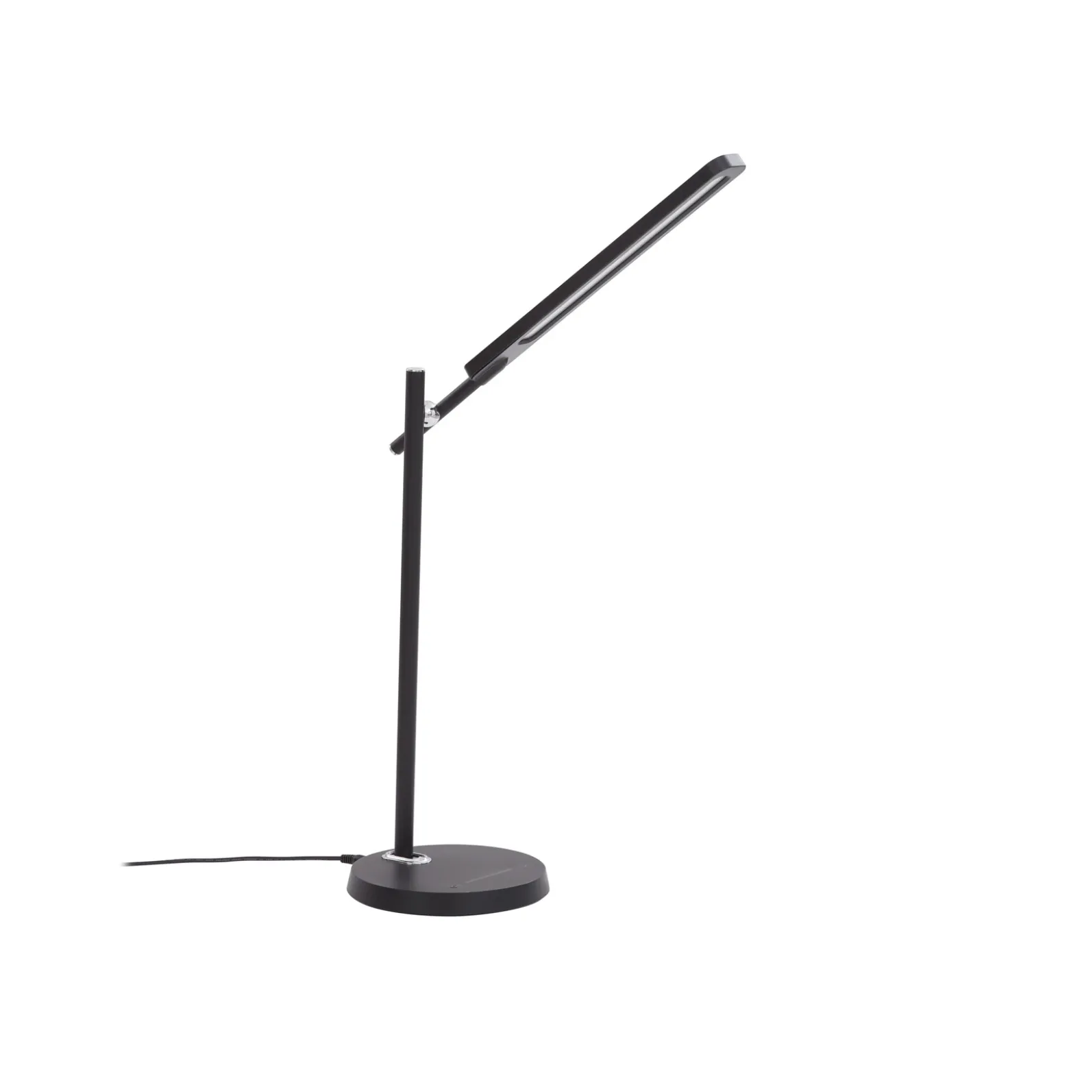 Lindby Valtorin Lámpara de mesa LED, negra