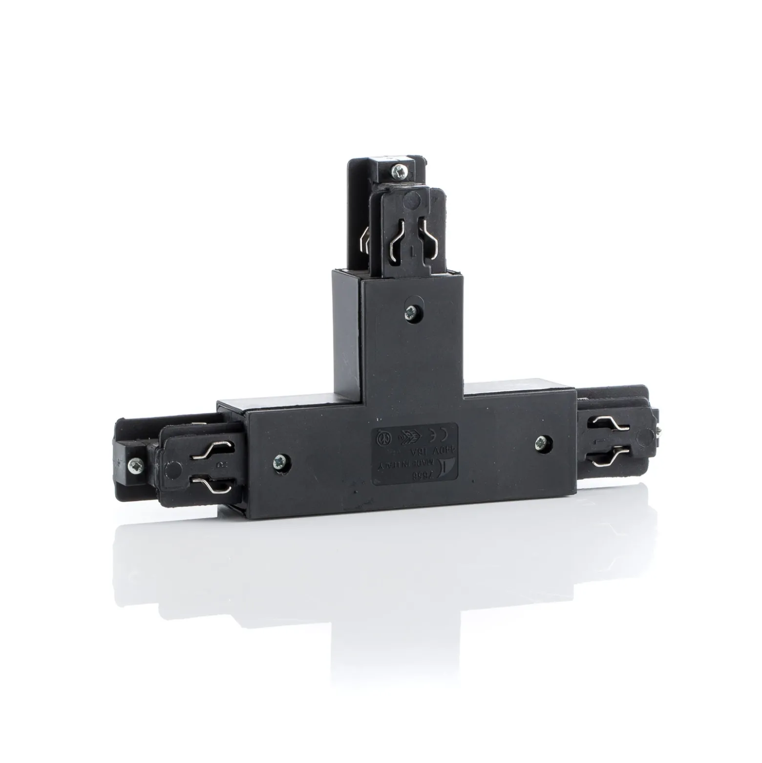 Link conector en T Ivela tierra izquierda, negro
