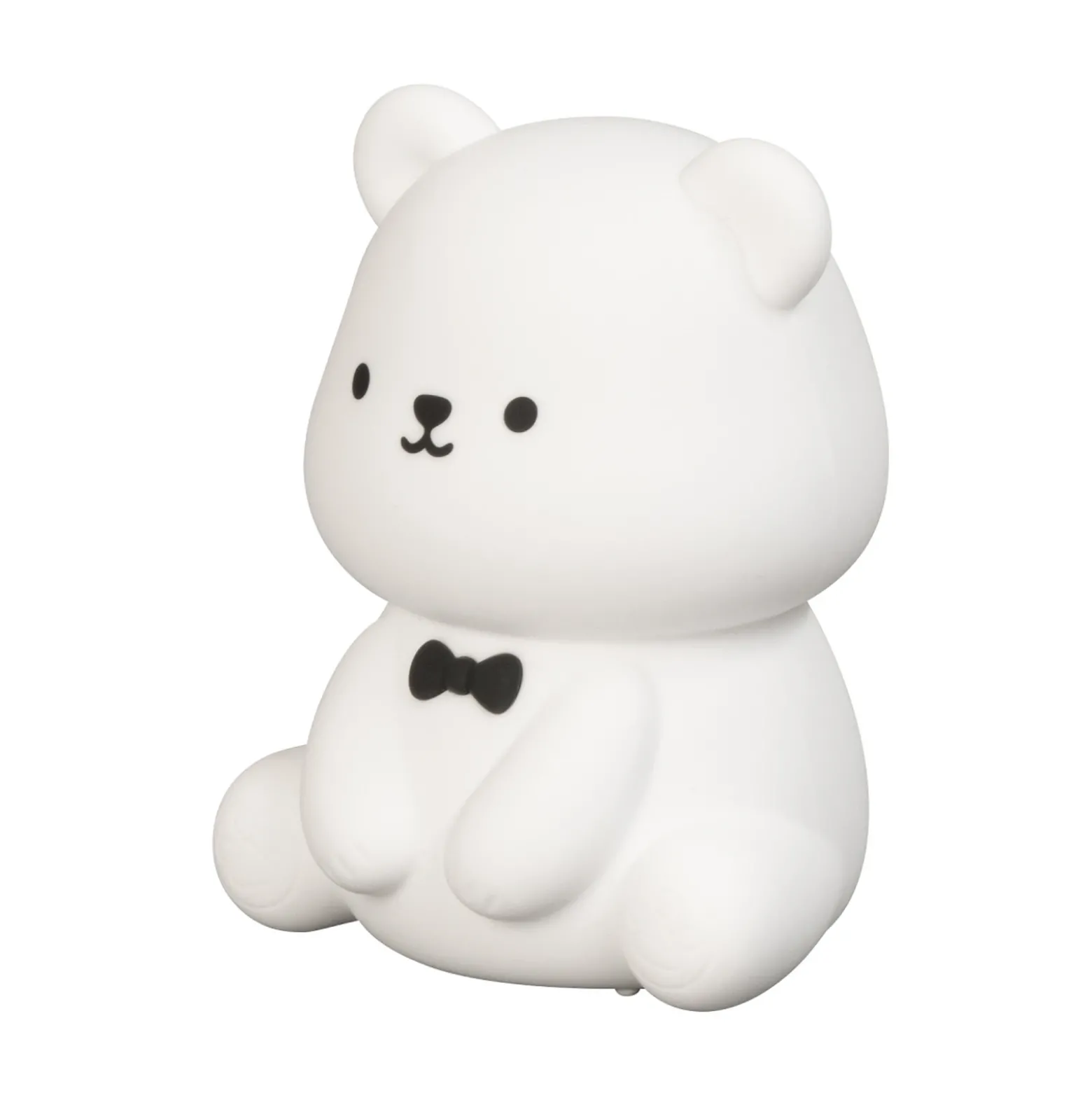 Linterna recargable LED Karl, blanca, altura 13 cm, silicona