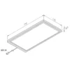 Lámpara bajo mueble LED Sky negro 4.000K