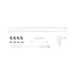 Lámpara bajo mueble Paulmann Inline, juego de inicio de 2 unidades, blanco, 55