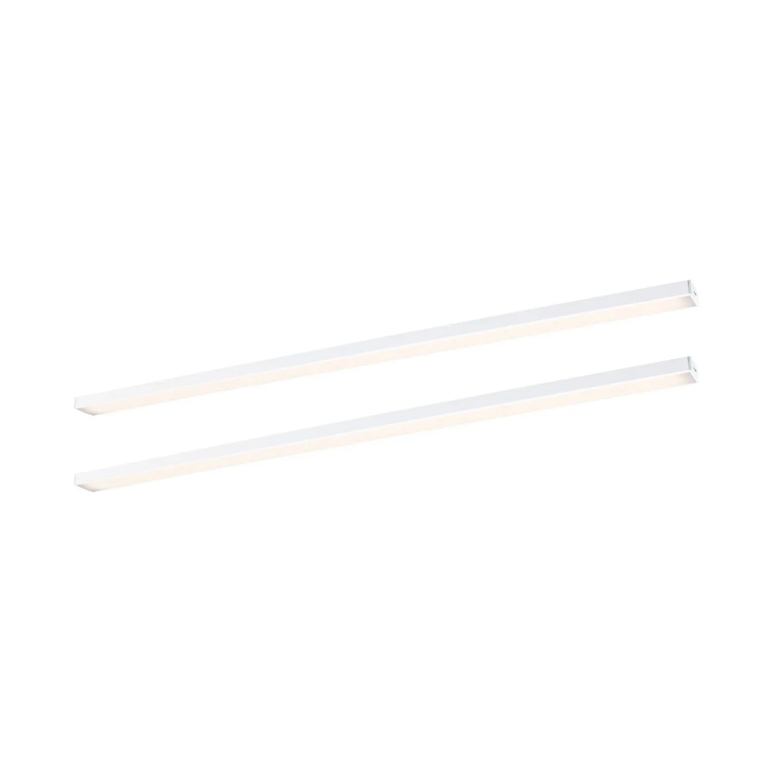 Lámpara bajo mueble Paulmann Inline, ampliación de 2 unidades, blanco, 55 cm,