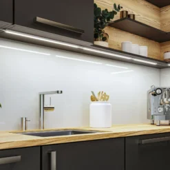 Lámpara bajo mueble Paulmann Inline, ampliación de 2 unidades, blanco, 55 cm,