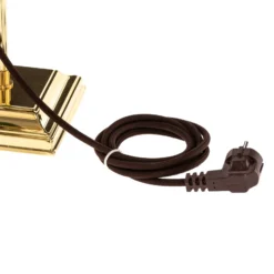 Lámpara banquera GITA de bronce pulido