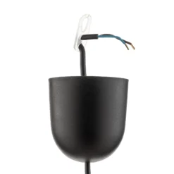 Lámpara colgante Agat negro, 1 luz