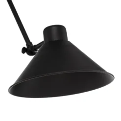 Lámpara colgante Alan, móvil, negro, 2 luces