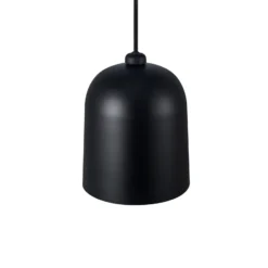 Lámpara colgante Angle E27, negro