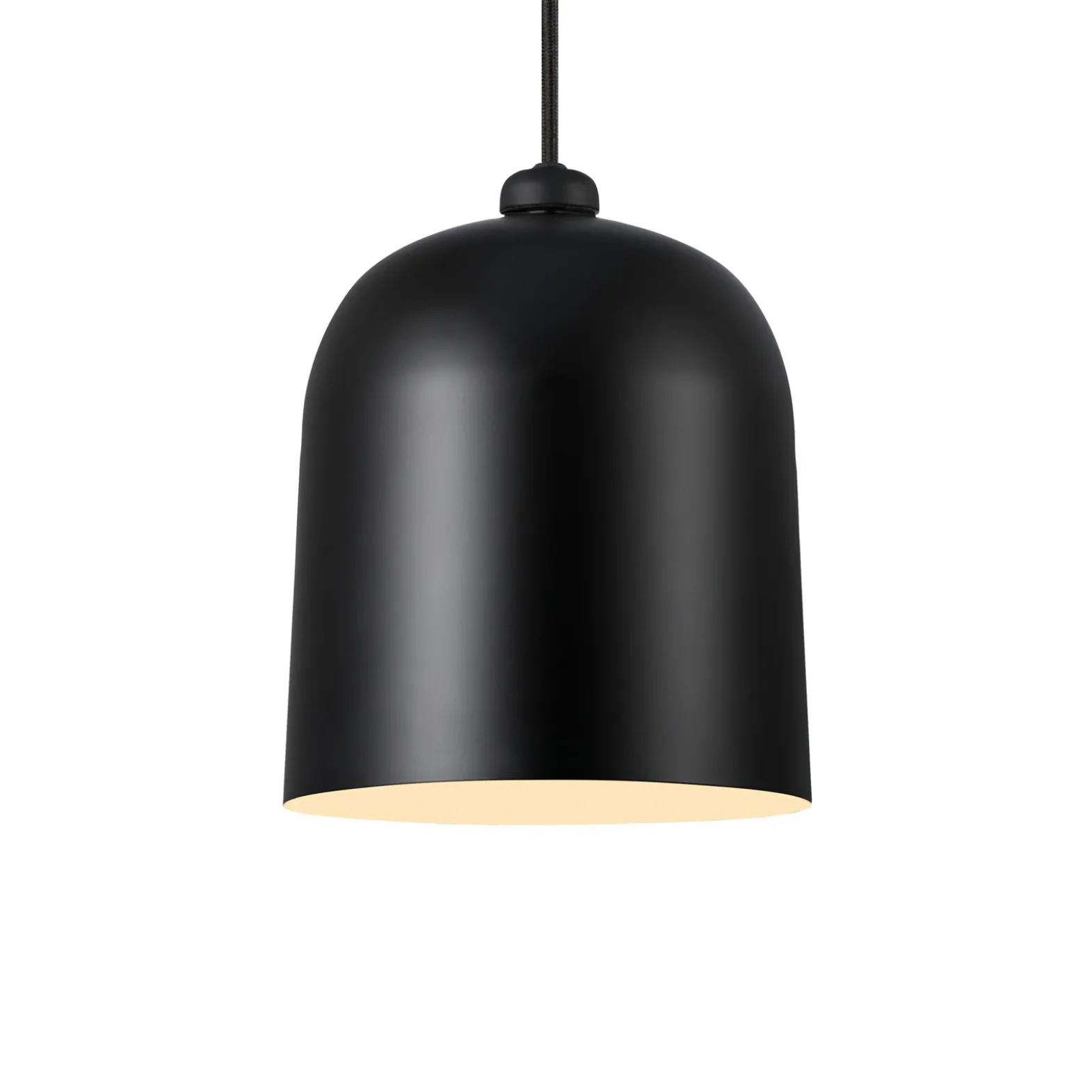 Lámpara colgante Angle E27, negro