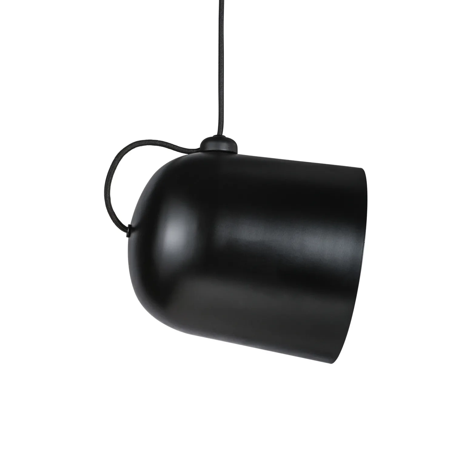 Lámpara colgante Angle E27, negro