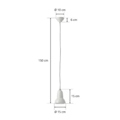 Lámpara colgante Anglepoise Original 1227 blanca
