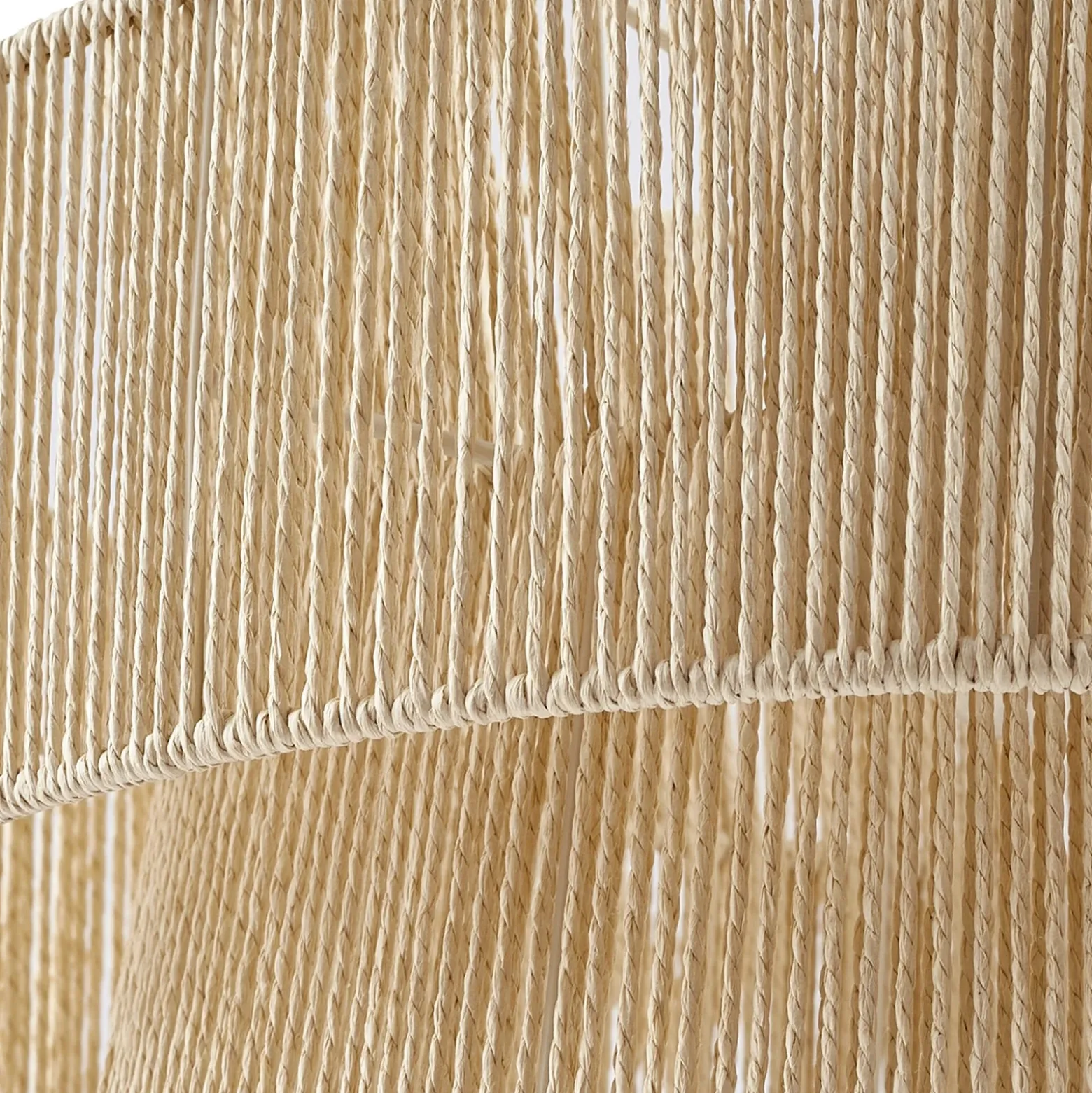 Lámpara colgante Anuva de Lindby, natural, papel, Ø 45 cm