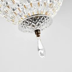Lámpara colgante Arila, vidrio cristal, Ø 25 cm