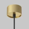 Lámpara colgante ARTISAN, dorado mate, Ø 5,4 cm, metal, GU10