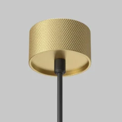 Lámpara colgante ARTISAN, dorado mate, Ø 5,4 cm, metal, GU10