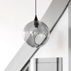 Lámpara colgante Ballroom XL, gris humo